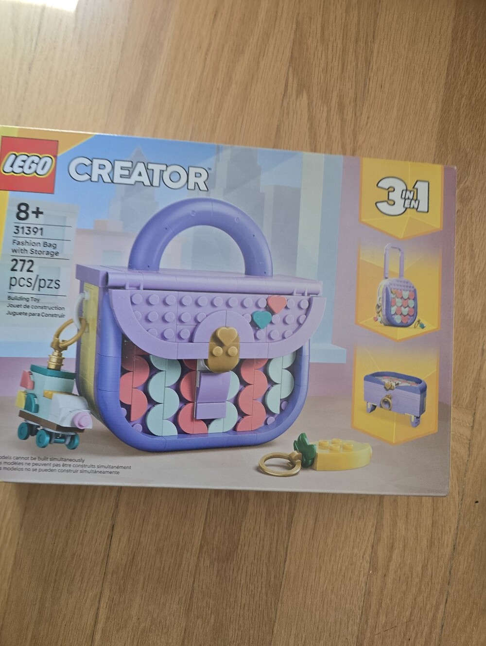Lego Creator 3 In 1 Fashion Bag With Storage NIB